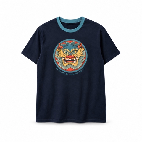 AN SINH - 'Hội An' T-Shirt in Navy