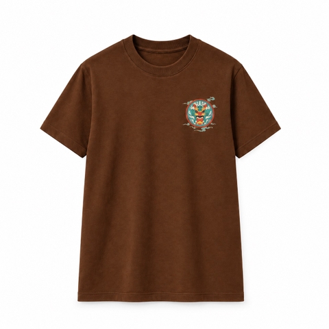 AN SINH - 'Hội An' T-Shirt in Brown