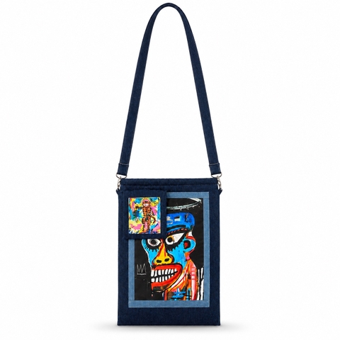 XLAND - ‘Face’ Laptop Crossbody Bag