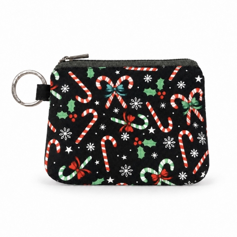 RỪNG HANDMADE - 'Candy Cane' Wallet Keychain With Zipper