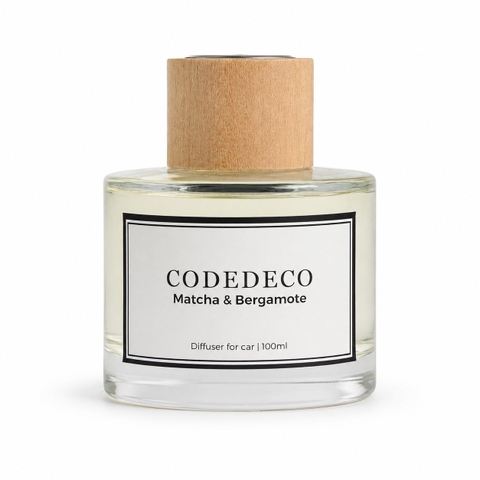 CODEDECO - ‘Matcha & Bergamote’ Car Diffuser