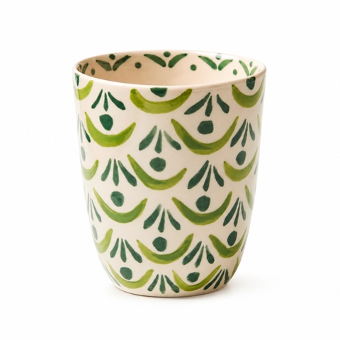 BÁT TRÀNG CERAMIC - Green Pattern Cup