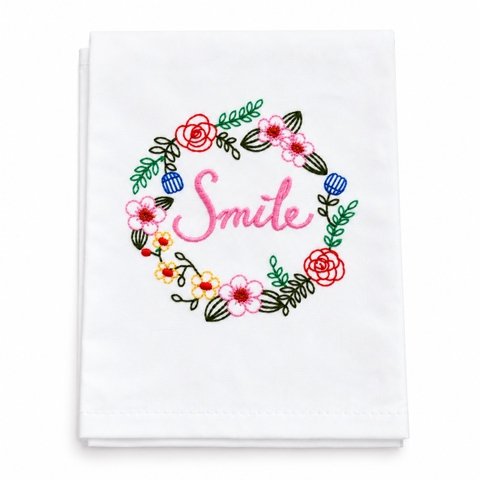 KITCHENWARE - 'Smile' Tea Towel