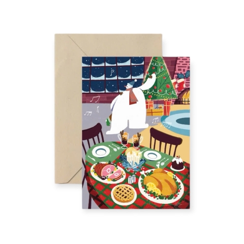 I HAVE BEEN THERE - ‘CHRISTMAS Dinner' CHRISTMAS Card