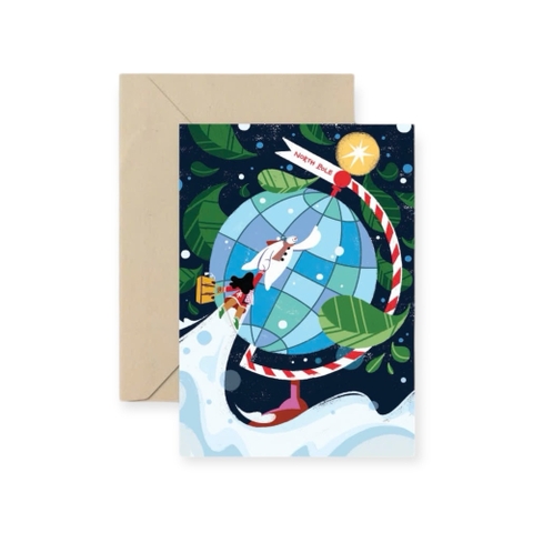 I HAVE BEEN THERE - ‘North Pole' CHRISTMAS Card