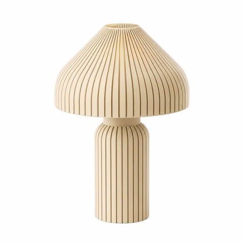 ILLU.3D Lighting – 3D Printing Mushroom Lamp In Beige