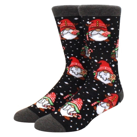 CHRISTMAS - 'Gnome' Holiday Crew Socks