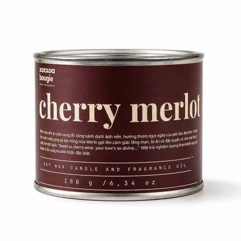 XoaXoa - 'Cherry Merlot' Scented Candle