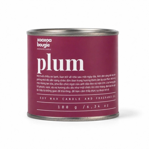 XoaXoa - 'Plum' Scented Candle