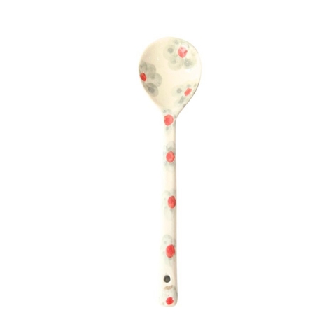 BAT TRANG - Ceramic Spoon in Grey Flower