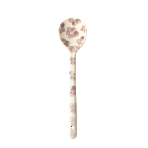 BAT TRANG - Ceramic Spoon in Lilac Flower