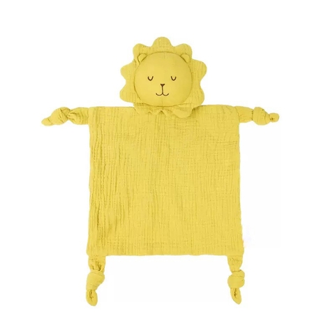 KID & BABY - Muslin Lovey Comforter in Lion