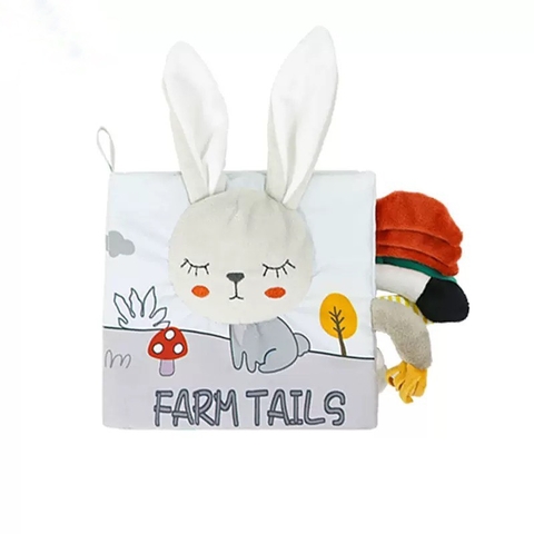Montessori Baby Cloth Book - Bunny