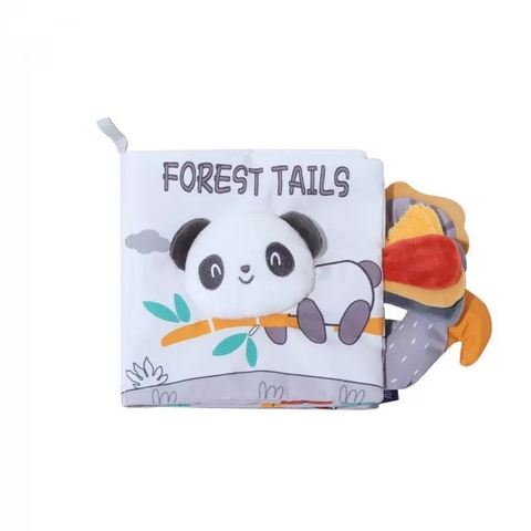 Montessori Baby Cloth Book - Forest Tails