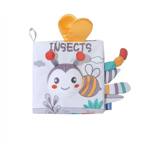 Montessori Baby Cloth Book - Insects