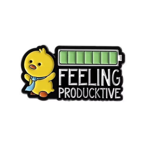 ENAMEL PIN - Feeling Producktive