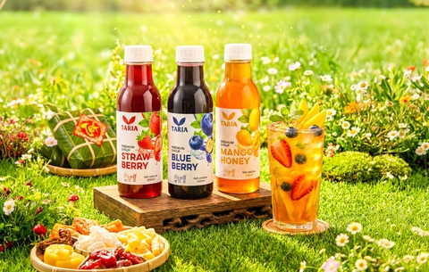 TỰ PHA CHẾ TRÀ TRÁI CÂY CHUẨN VỊ QUÁN TẠI NHÀ CÙNG SYRUP TARIA