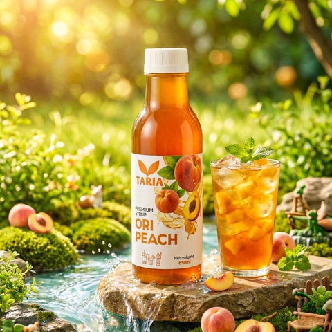 Syrup Đào Ori – Syrup Peach Ori Taria (650 ml)