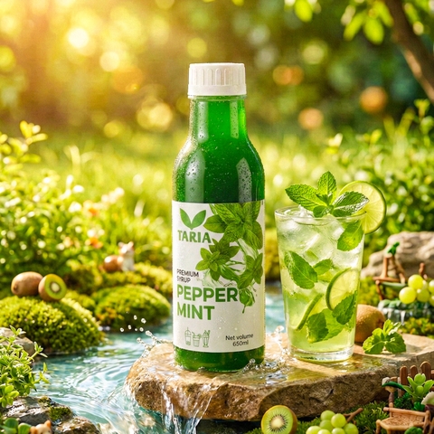 Syrup Bạc Hà – Mint Syrup Taria (650 ml)