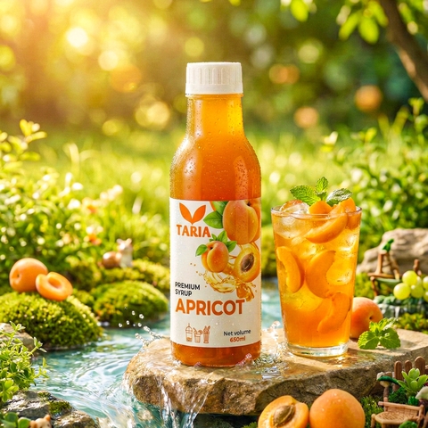 Syrup Mơ – Apricot Syrup Taria (650 ml)