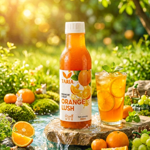 Syrup Cam – Orange Syrup Taria (650 ml)