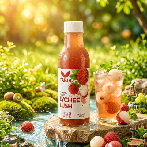 Syrup Vải Taria Taria (650 ml)