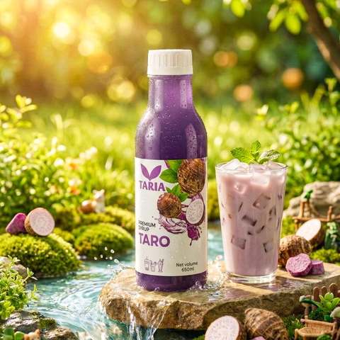 Syrup Khoai Môn – Taro Syrup Taria (650 ml)