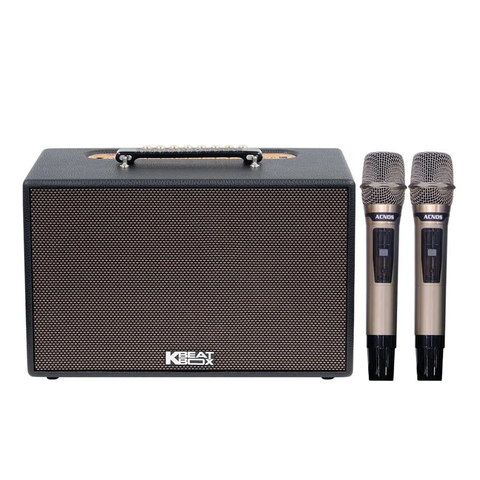 Loa Acnos CS201Plus, Bass 20cm, 100W RMS, Bluetooth 5.0, GUITAR, OPTICAL IN, OTG