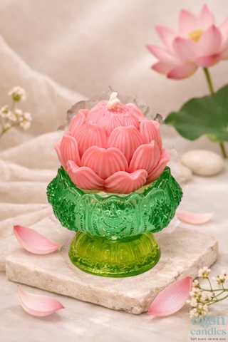 LIÊN HƯƠNG – Nến thơm Búp Sen và đế