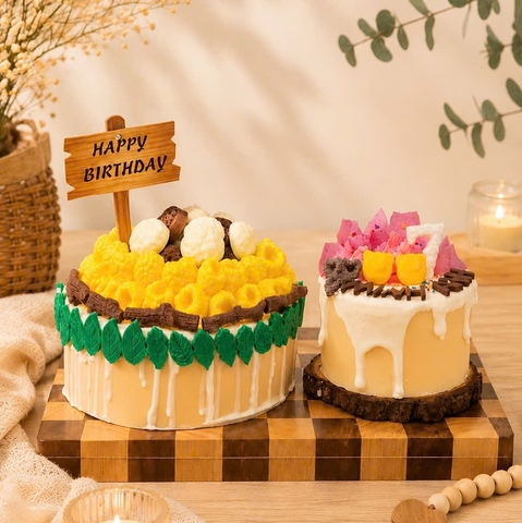 Sáp Thơm Tạo Hình Bánh Kem Size Lớn – Dùng Làm Decor, Quà Tặng Sinh Nhật
