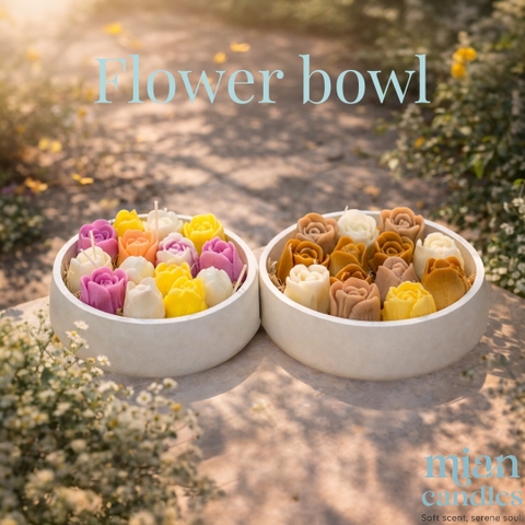 Flower Bowl – Bát Hoa Decor Nến Thơm