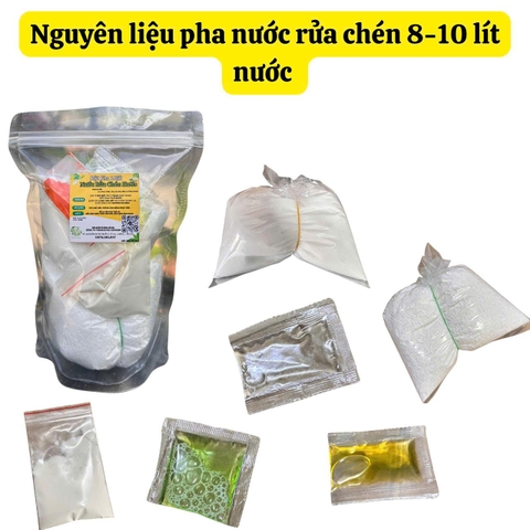 NGUYÊN LIỆU PHA NƯỚC RƯẢ CHÉN & GIẶT & LAU SÀN TỰ PHA TIỆN LỢI TUỲ Ý LỰA CHỌN
