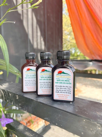 Combo 3 Chai Nước Súc Miệng 100ml Hỗ Trợ Giảm Đau Răng Viêm Nướu