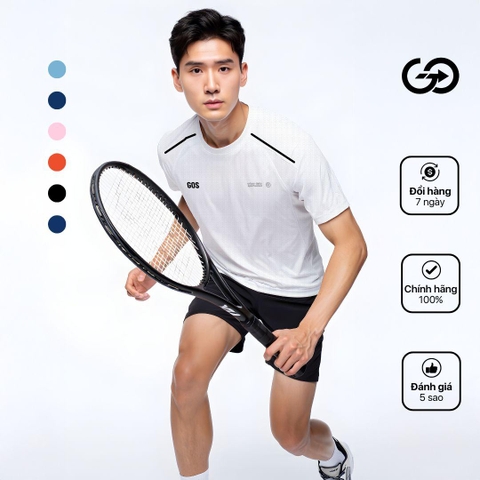 Áo thể thao pickleball /gym GOS Flexform S21 ( NGẮN TAY )