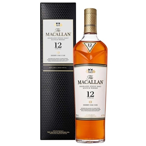 The Macallan 12 Years Old Sherry Oak (700ml – 40% ABV)