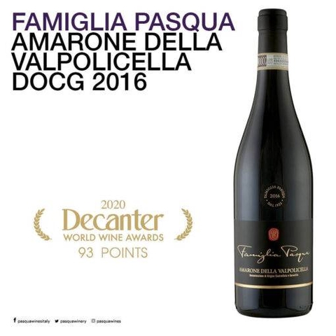 Famiglia Pasqua Amarone della Valpolicella DOCG 2018