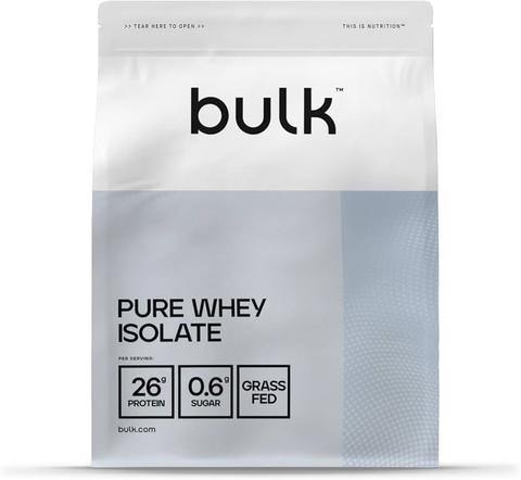 Bulk Powder - Grassfed Pure Whey Isolate  1.8kg 60 lần dùng