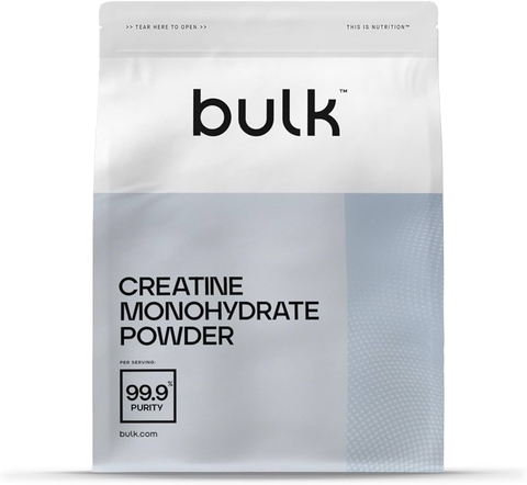 Bulk Powder - Creatine Monohydrate - 500 gram - 100 lần dùng - Không vị - Unflavor