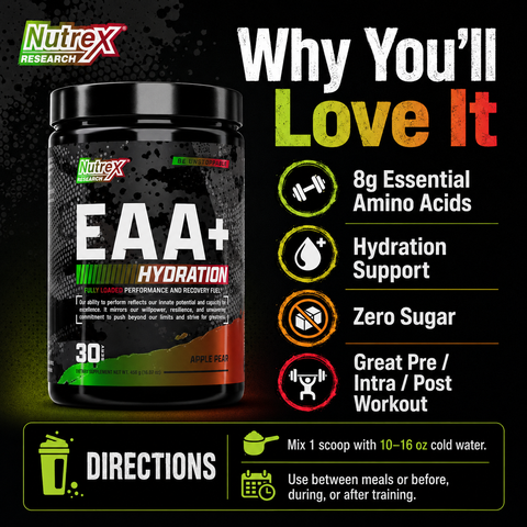Nutrex EAA + Hydration - 30 lần dùng