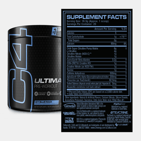 Cellucor - C4 Ultimate - 20 Lần Dùng