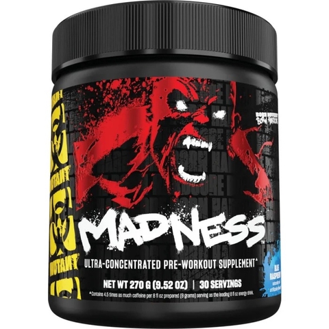 Mutant Madness - Pre Workout - 30 lần dùng