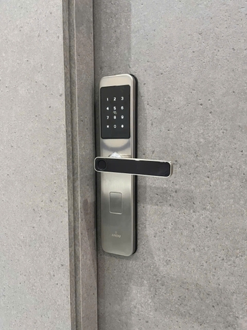 ANDU A42 Khóa Cửa Gỗ Vân Tay 2 Mặt