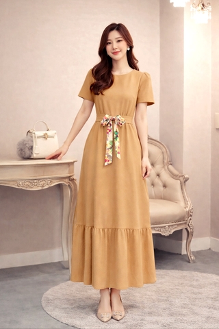 Đầm Maxi Katosa Mắc Cáo Hoa-TPSXD240623