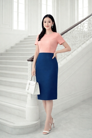 Đầm Katosa Thanh Lịch Dáng Chữ A-KTS222812