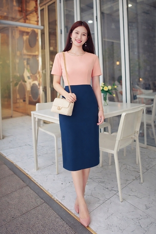 Đầm Katosa Thanh Lịch Dáng Chữ A-KTS222812