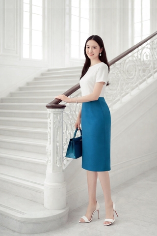 Đầm Katosa Thanh Lịch Dáng Chữ A-KTS222812