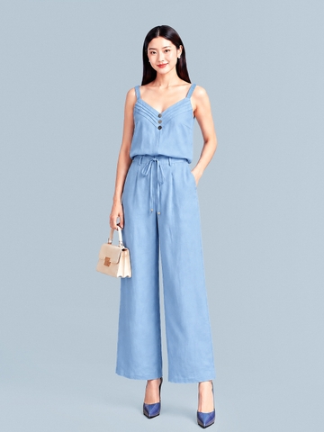 Set Mentosa Áo 2 Dây Quần Ống Rộng-SATL14032026