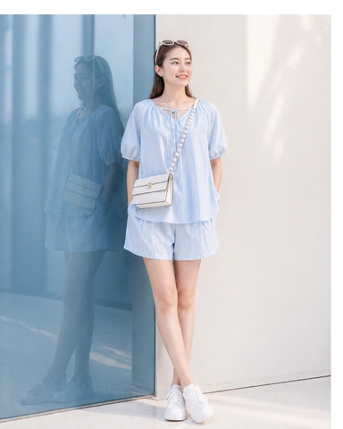 Set Raplang Cotton Kẻ Sọc-ATL2270325L2