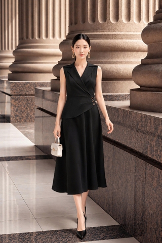 Đầm Vest Katosa Nút Kiểu-DKTS27032026