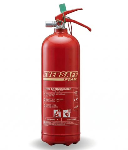 Bình chữa cháy Pin điện Lithium - ion Foam Bọt AFF 2 Lít (Có Kiểm Định) - Loại Xách Tay  | EEF-2S EverSafe  - Malaysia